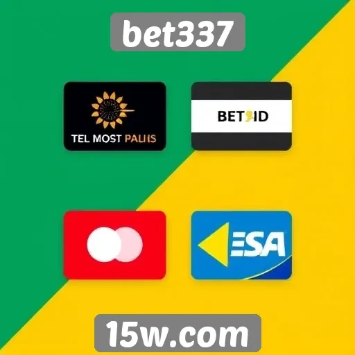 Opções de pagamento disponíveis no bet337